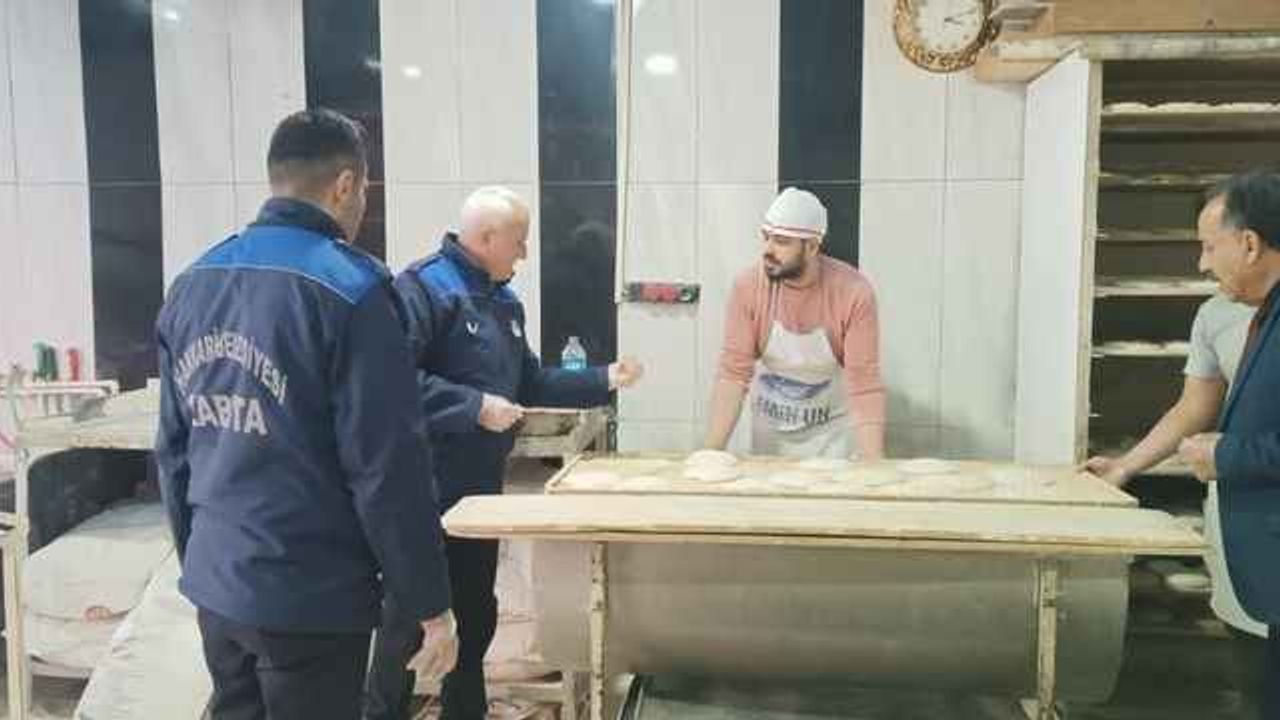 Hakkari’deki fırınlarda tırnak kontrolü yapıldı