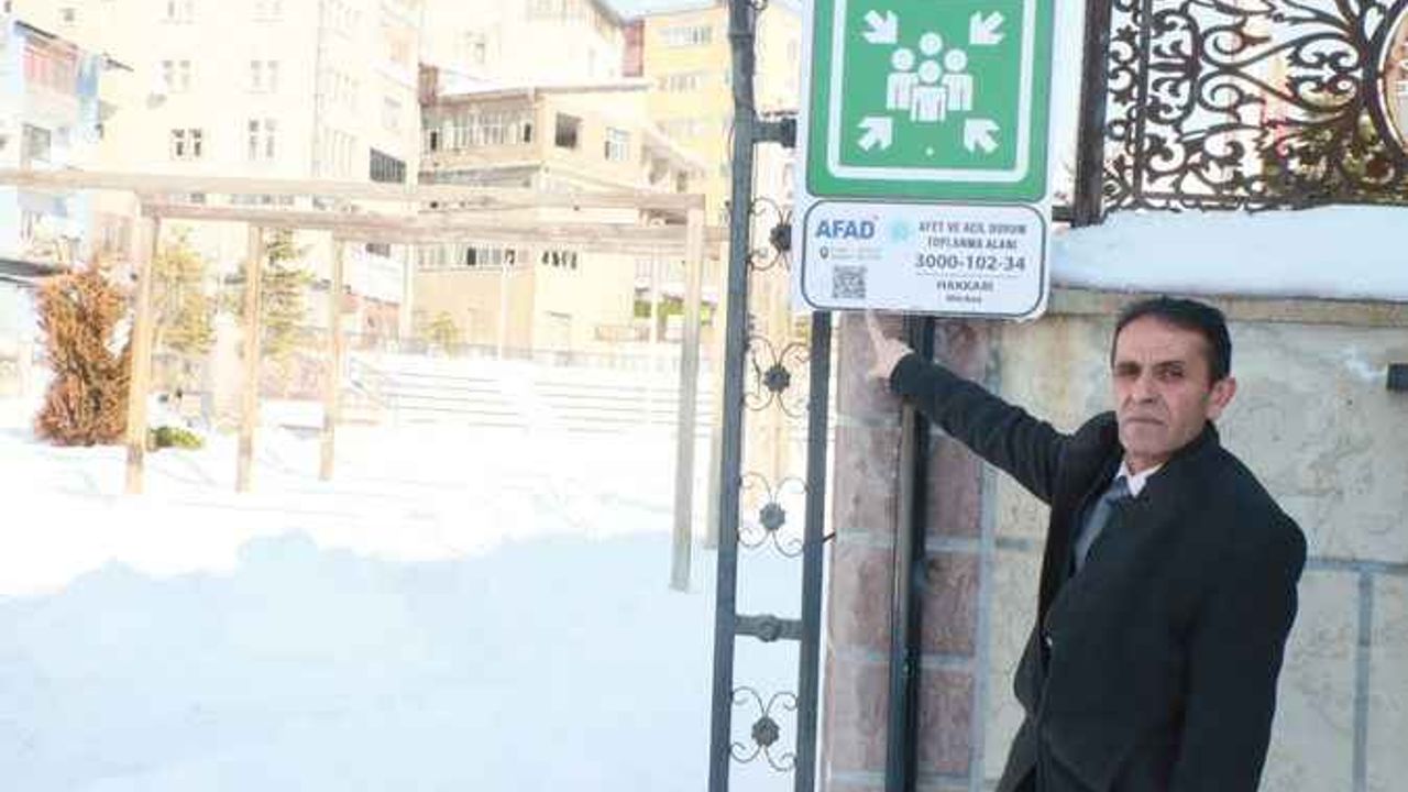 Hakkari’de depremde toplanma alanları açıklandı