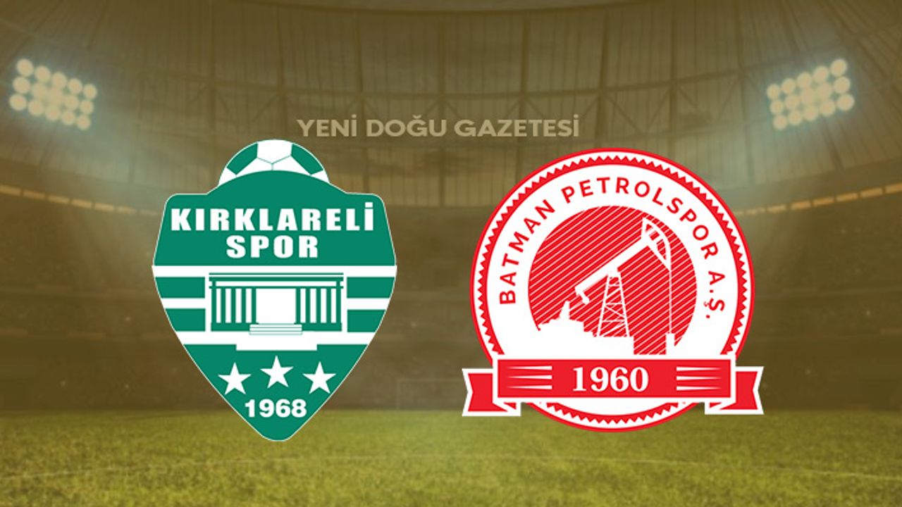 Batman Petrolspor - Kırklarelispor Maçı Ne Zaman, Saat Kaçta? Canlı Skor Takibi!