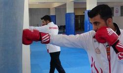 Milli kick boks sporcusu Sayın, olimpiyat hedefi için ter döküyor