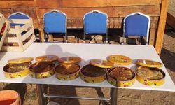 Özalp’te bal sağımı
