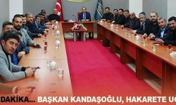 Son Dakika... Başkan Kandaşoğlu:  Hakarete uğradık!