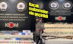 Gümrük kaçağı malzemeler ele geçirildi