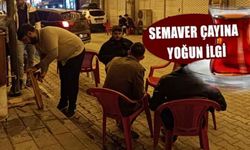 İftardan sonra semaver keyfi