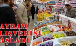 Bayram alışverişi başladı