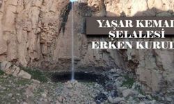 Yaşar Kemal Şelalesi erken kurudu