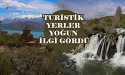 Turistik yerler yoğun ilgi gördü