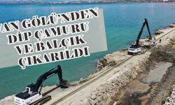Van Gölü’nden dip çamuru ve balçık çıkarıldı