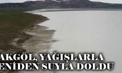 Akgöl, yağışlarla yeniden suyla doldu