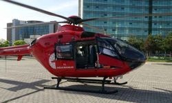 Helikopter ambulans hizmete başladı