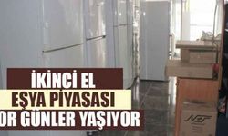 İkinci el eşya piyasası zor günler yaşıyor