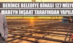 Derince Belediye Binası 127 milyona Mabeyn inşaat tarafından yapılacak