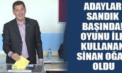 Adaylar sandık başında! Oyunu ilk kullanan Sinan Oğan oldu