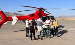 Ambulans helikopter kanser hastası için havalandı!