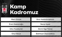 Beşiktaş'ın Trabzonspor maçı kamp kadrosu açıklandı