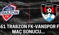 Son Dakika! 1461 Trabzon FK- Vanspor FK maç sonucu... 