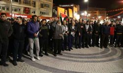 Van'da Gazze'ye yönelik saldırılar protesto edildi!