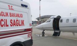 Van'da rahatsızlanan bebek ambulans uçakla Eskişehir’e sevk edildi!