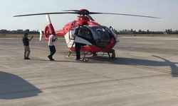 Kalp hastası bebek helikopter ambulansla Diyarbakır'a sevk edildi