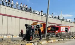 Kontrolden çıkan otomobil takla attı: 3 yaralı