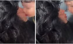 Çocuğu defalarca dudağından öptü, yetmedi "Güzel mi?" diye de sordu