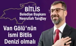 Başkan Tanğlay'dan ilginç çıkış : Van Gölü'nün ismi Bitlis Denizi olmalı