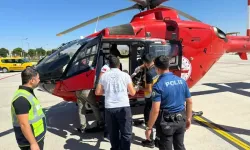 Muş’ta ambulans helikopter 3 yaşındaki hasta için havalandı