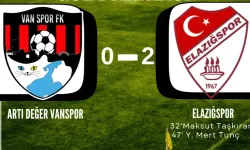 Vanspor ile Çimentaş Elazığspor Maçında Elazığspor Öne Geçti: 0-2