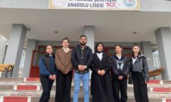 Van'da lise öğrencilerinden filistin için anlamlı etkinlik