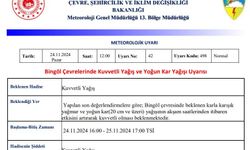 Bingöl için Kuvvetli Yağış ve Yoğun Kar Uyarısı