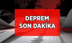 Elazığ'da 5 büyüklüğünde deprem