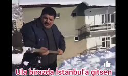 “Kar İstanbul’a Gitsin” Demişti, Van’a Kar Yağışı Gecikti