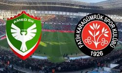 İlk Yarı Sona Erdi: Amedspor 0-1 Fatih Karagümrük