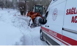 Van'da ekipler hasta için seferber oldu