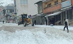 Başkale’de Kar Yağışı Etkili Oldu, Temizlik Çalışmaları Sürüyor