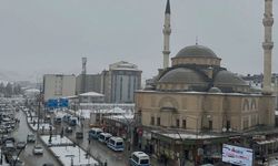 Hakkari Yüksekova'da hale görüntülendi