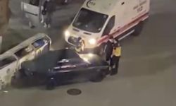 Kaza yapan alkollü sürücü kendini araca kilitledi