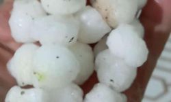 Hakkari'de misket büyüklüğünde dolu yağsın