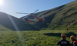 Van'da Dağlık Arazide Mahsur Kalan Vatandaş Helikopterle Kurtarıldı