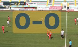 İlk Yarı Sona Erdi: Vanspor-Aksarayspor maçı 0-0
