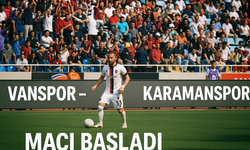 Vanspor- Karamanspor Maçı Başladı