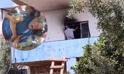 Alevlerin Arasından Yaşlı Adamı Komşular Kurtardı