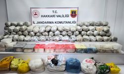 Hakkari'de 121 kilo uyuşturucu ele geçirildi