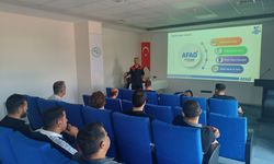 Van’da kamu personeline yönelik afetlere karşı bilinçlendirme eğitimi