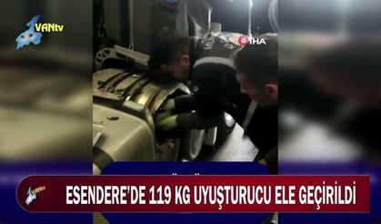 Esendere’de 119 kg uyuşturucu ele geçirildi!