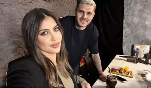 Icardi ve Wanda Nara'dan gece yarısı yatak pozu