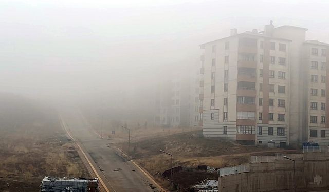 Yoğun sis trafiği olumsuz etkiledi