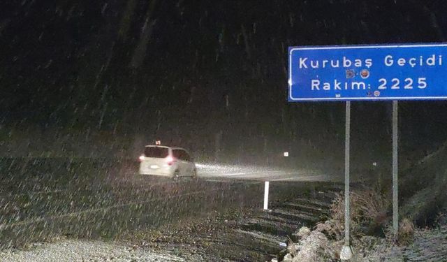 Van’da Yüksek Kesimlerde Kar ve Sis Trafiği Olumsuz Etkiledi