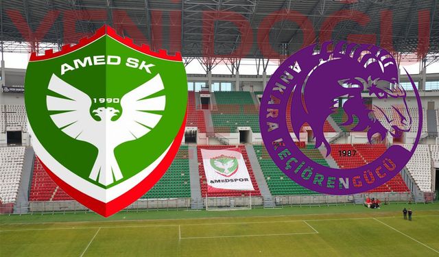 Amedspor - Keçiörengücü Maçı Nerede, Ne Zaman, Hangi Kanalda?