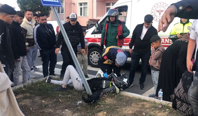 Tekirdağ’da Motosiklet Kazası: Sürücü Hayatını Kaybetti, 2 Yaya Yaralandı